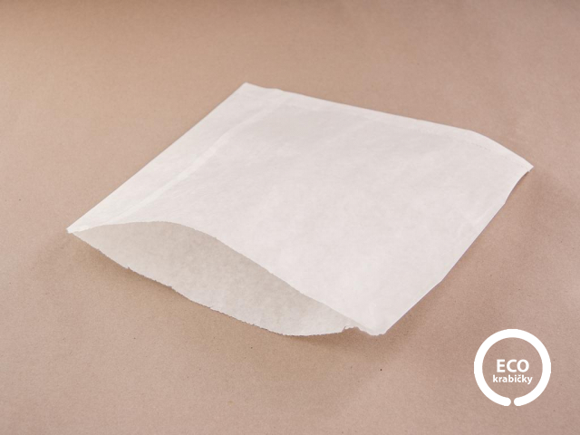 Papierové vrecko biele 25,4x25,4 cm