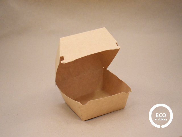 Papierový hamburger box 11,6×11,6×10 cm