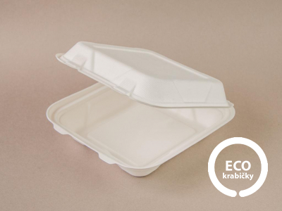 Menu box jednodielny 1200 ml cukrová trstina