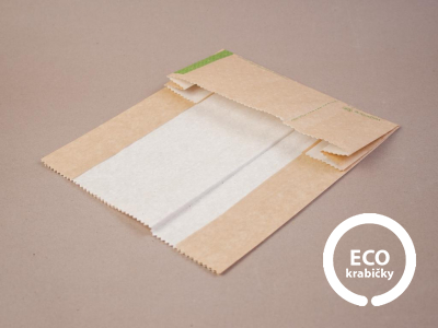 Papierový sáčok THERMA na WRAP 20,3 × 5,1 × 23 cm