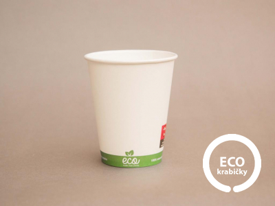 Papierový kelímok ECO CUP biely 150 ml/6 oz