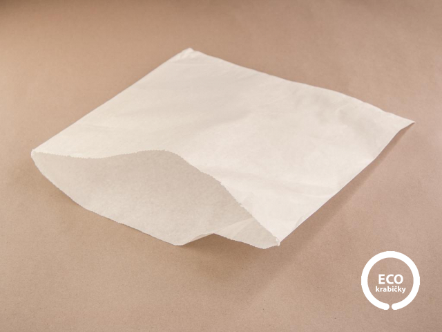 Papierové vrecko biele 31,8x31,8 cm