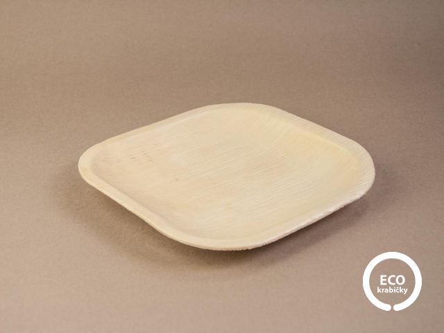 Palmový tanier 20×20×1,5 cm