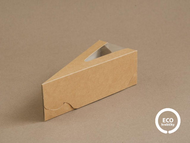 Papierová krabička na 1 ks torty 15,5 x 6,5 x 5 cm