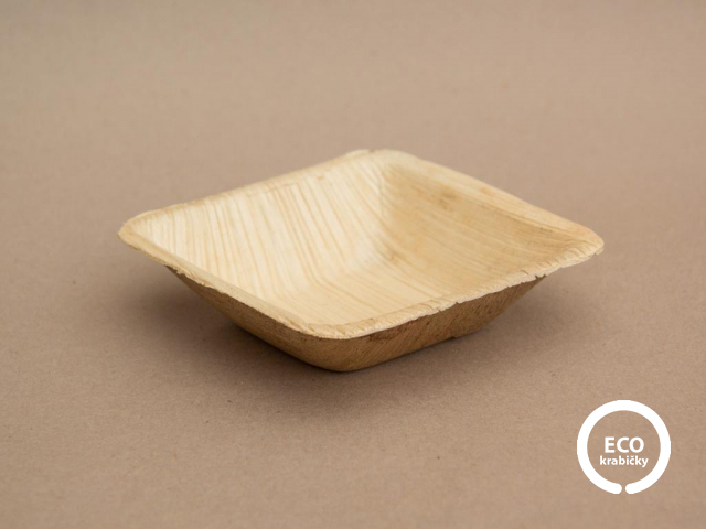 Palmová miska 10x10 cm/4"