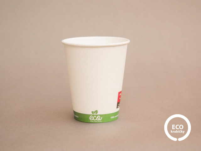 Papierový kelímok ECO CUP biely 150 ml/6 oz