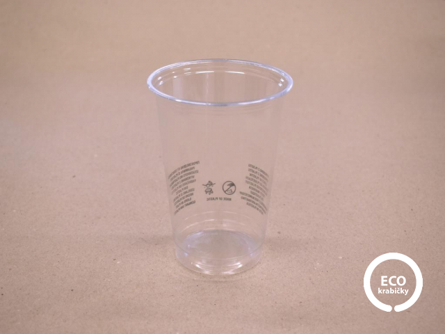 Pohár EKO rPET 400ml, Ø 95mm