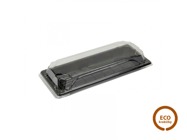 PET Sushi miska 23 × 10,2 × 3 cm