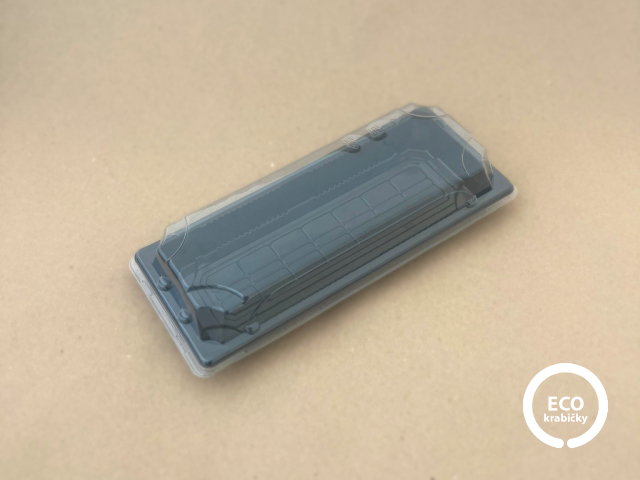 PET Sushi miska 23 × 10,2 × 3 cm