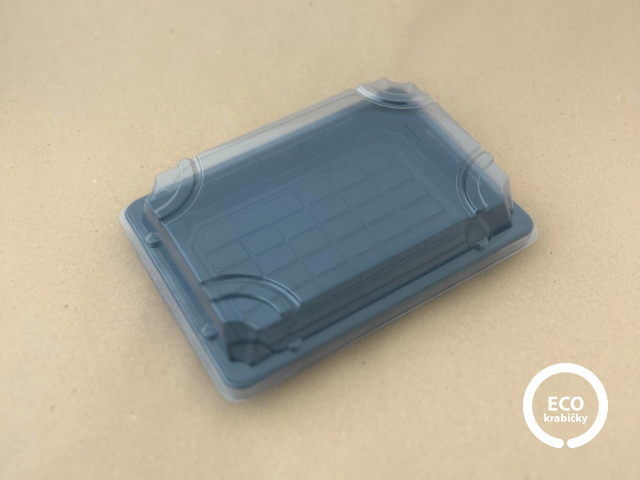 PET Sushi miska 19,5 × 13,5 × 3 cm