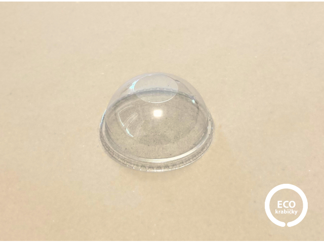 Ekologické R-PET viečko Ø 99 mm – vypuklé bez otvoru
